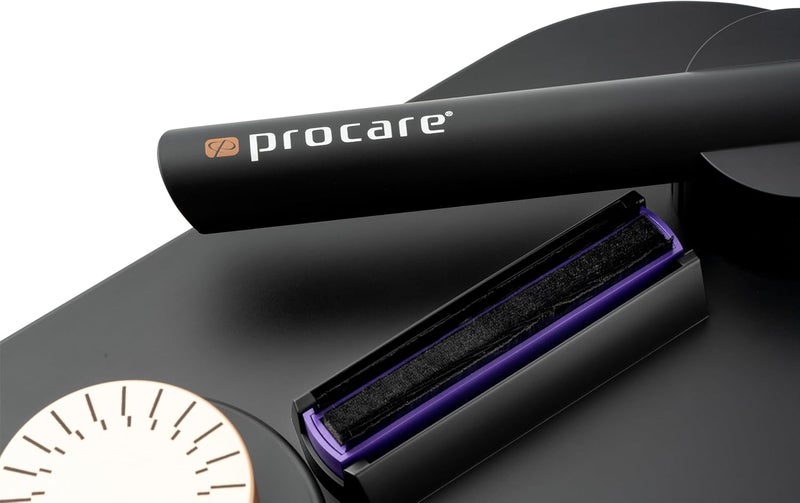 ProcareSelect Vinyl-Xperience Record Cleaning Kit PRO – Includes Record Cleaning Machine, Carbon Fiber Anti-Static Brush, Soft Velvet Record Brush, Soft tip Silicon Blower, Record Weight stabilizer - Image 3